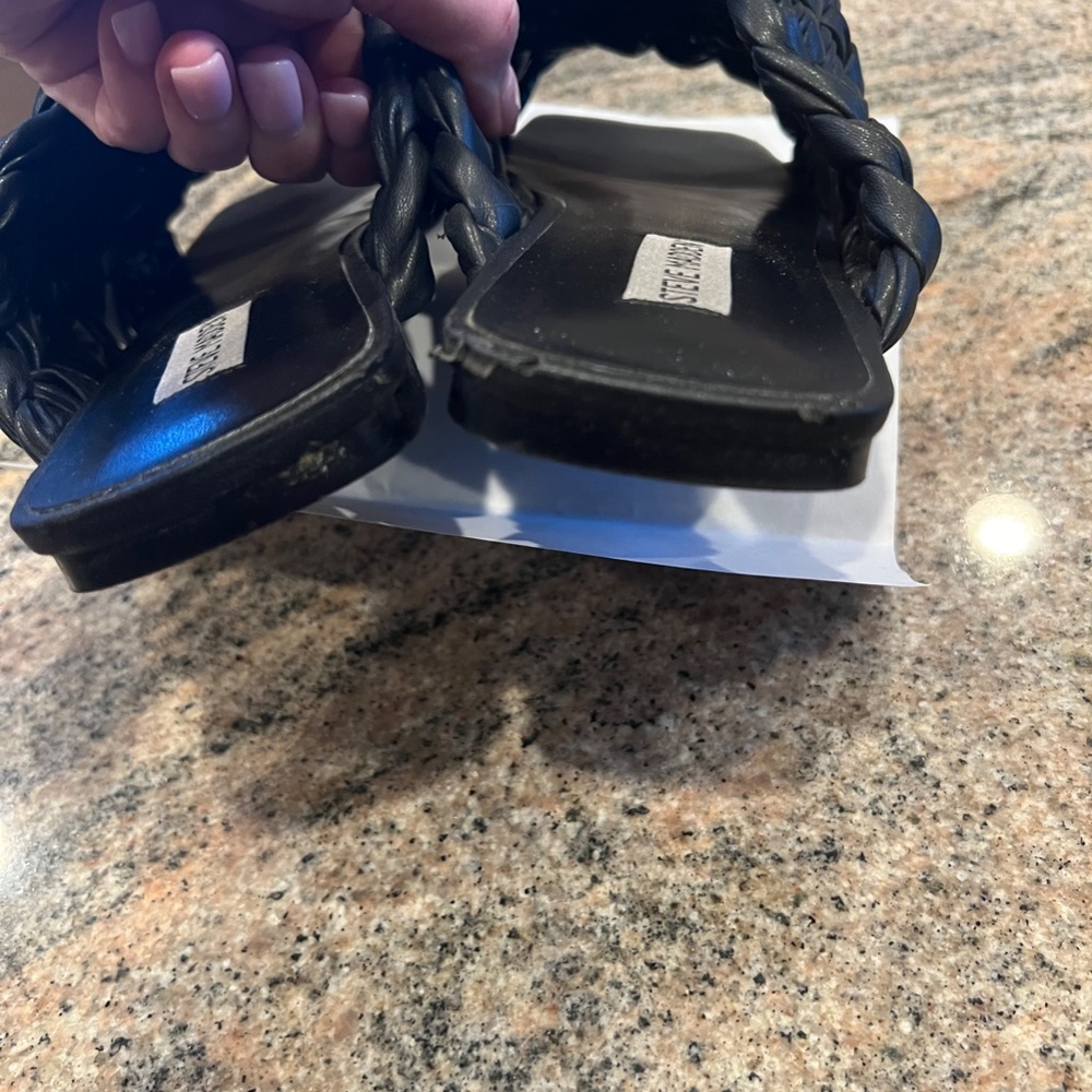 Steve Madden Marina Sandals in Black Size 11 - Picture 3 of 4